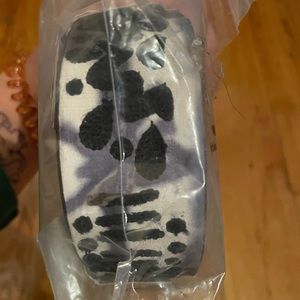 Rebecca Minkoff NWT guitar bag strap in graphic print burst silver hardware